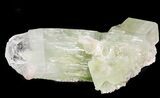 Zoned Apophyllite Crystal with Stilbite - India #44393-2